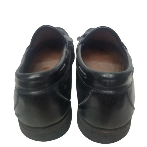 Allen Edmonds Mens 10C Black Leather Slip On Nashu main image 7